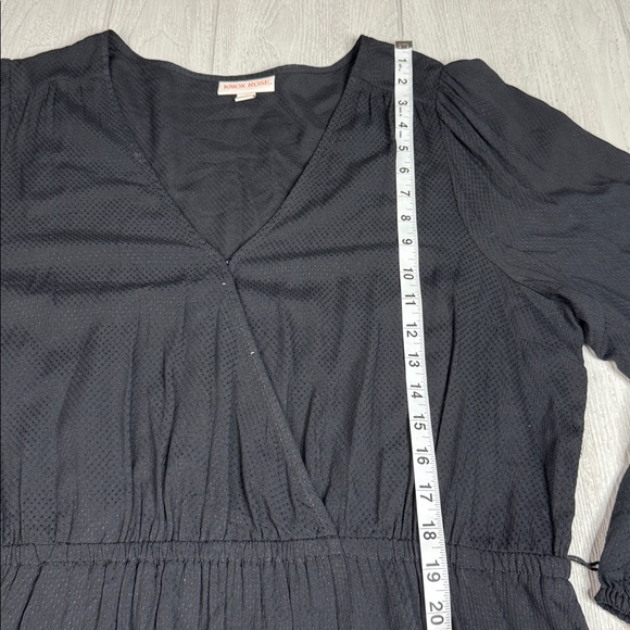 XL Black Boho dress, Knox Rose, Long black dress - Picture 7 of 10